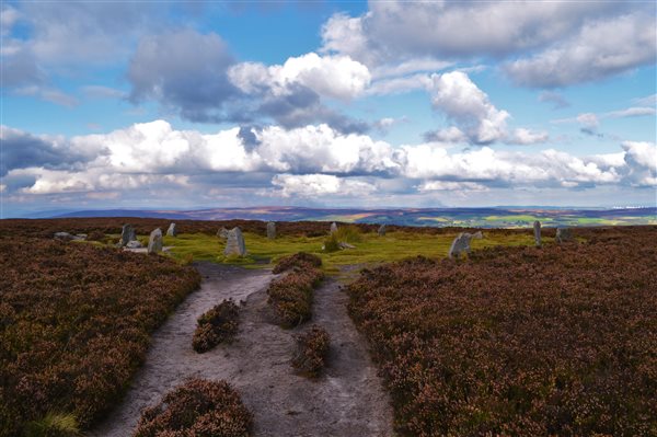 Ilkley Moor Yorkshire